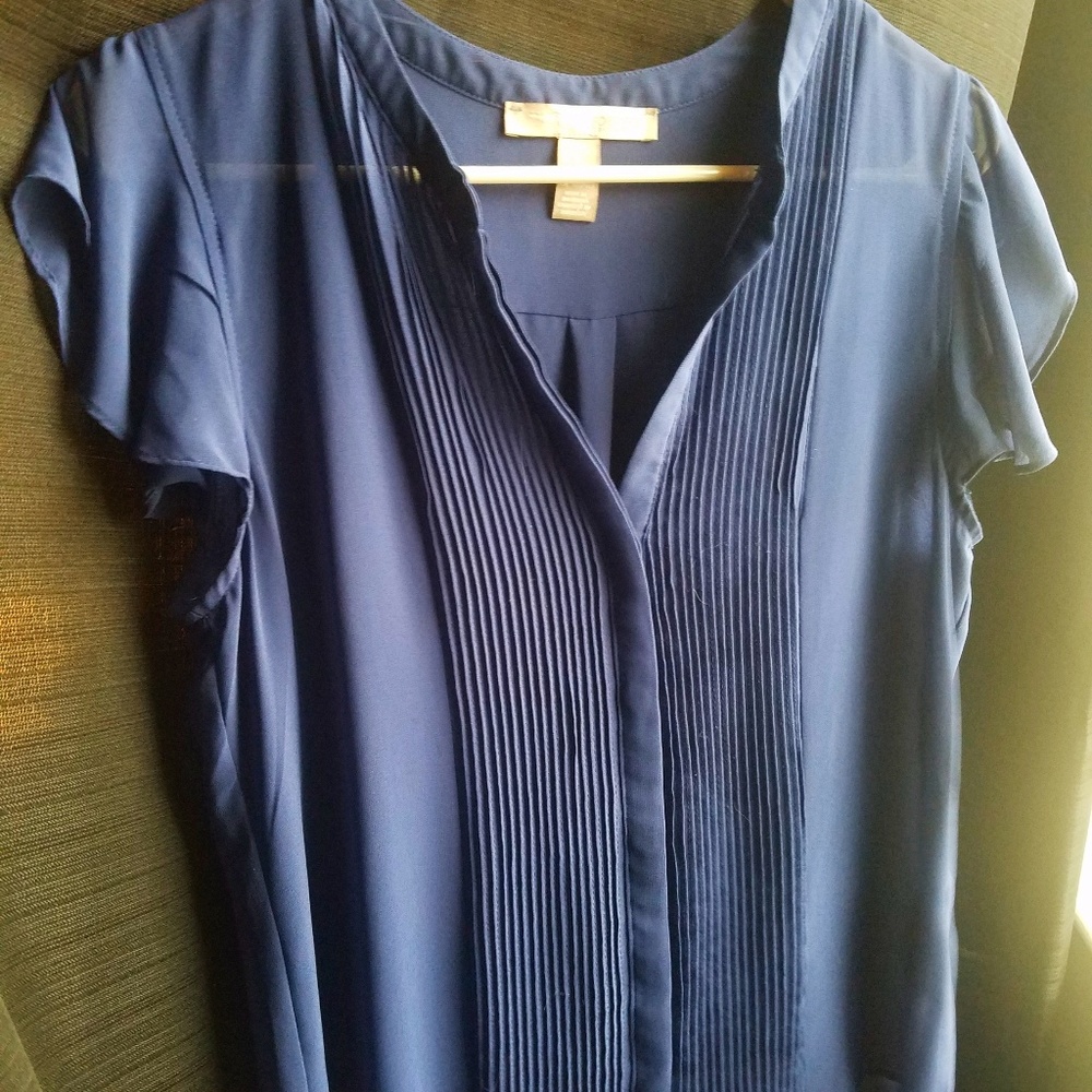 F21 Blue Blouse
